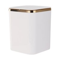 Bothyi - Pequeño Cubo De Basura, Mini Cubo De Basura Para Baño, Cocina, Dormitorio, Al Lado De Blanco