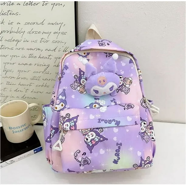 Kindergarten Kuromi Backpack Snoopy Girls School Bags/ Kawai Cartoon Kids Satchel School Stationery Gifts