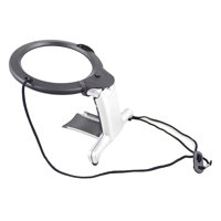 Ioensy - Lupa Manos Libres Para Joyería, Lupa 2X-6X Para Libros De Biblioteca De Manualidades