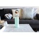 thumbnail image 2 of Botella de agua de vidrio Soma 740 ml sin BPA con funda menta, 2 of 8