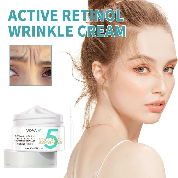 5 Seconds Collagen Face Cream Active Retinol Cream Moisturizing Smoothing Brightening Facial Cream Skin Care Beauty Health