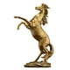 thumbnail image 5 of Caballo Galopante Decoración Estante Estatua Oficina Hogar Adorno Oro, 5 of 5