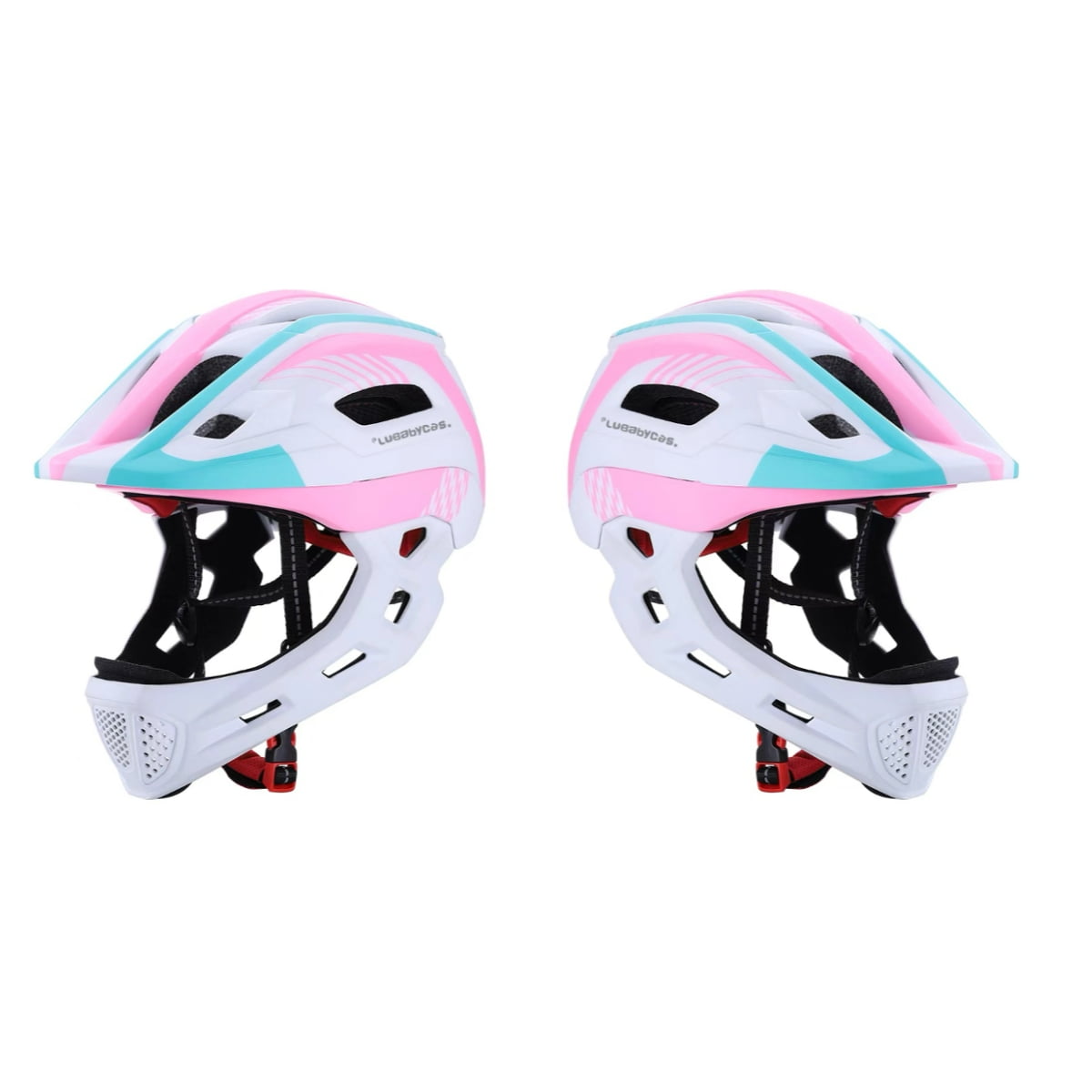 Casco Integral Infantil Bici 2 En 1 Con Luz Neue Lubabycas