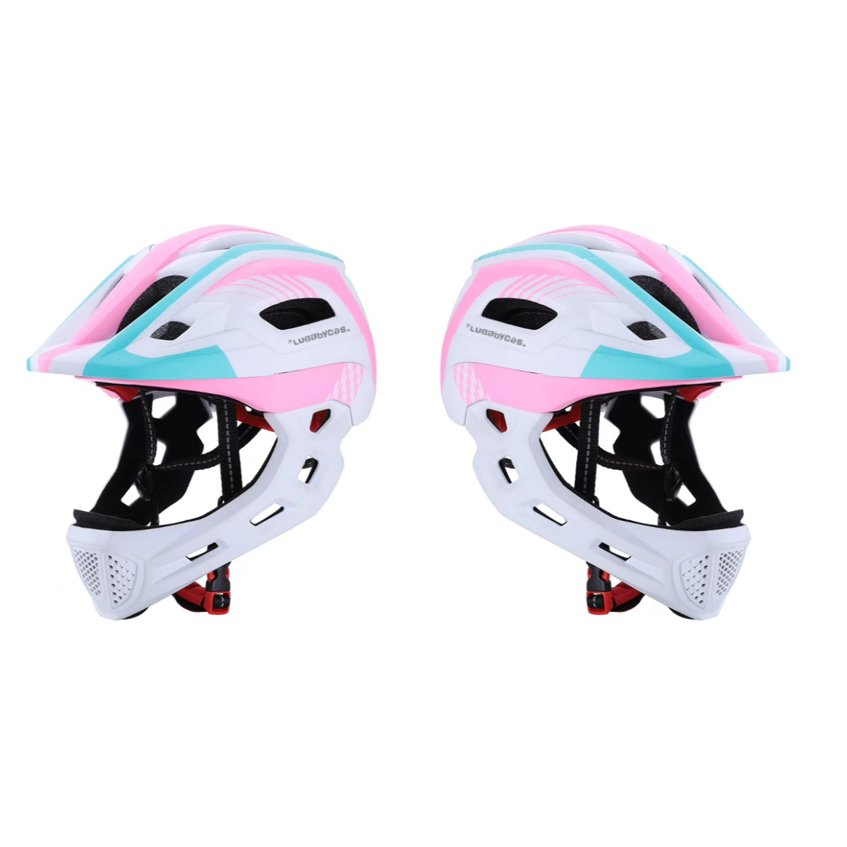 Casco Integral Infantil Bici 2 En 1 Con Luz Neue Lubabycas