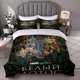 thumbnail image 1 of White for Lotus Poster Themed Bedding Set Soft and Comfortable for All Seasons Ideal for Home and Bedroom Decor, 1 of 5