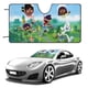 thumbnail image 1 of Presiona Inicio Parasol para Parabrisas Delantero Protector Plegable, Visera Solar para Auto Bloquea Rayos UV Mantiene tu Vehículo Fresco 130cm*70cm, 1 of 6