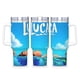 thumbnail image 1 of Luca Vaso aislado de acero inoxidable con asa, diseño temático, regalo para familia, amigos y fans; incluye pajita y encaja en el portavasos estándar, 40 oz, 1 of 6