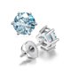 thumbnail image 4 of Aretes de Moissanita 2cttw para Mujer Hombres Color D Claridad VVS1 Aretes de Diamante Studs Aretes de Plata Esterlina S925 Aretes de Moissanita con Certificado, 4 of 9