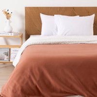 Mashini - Frazada Polar-Sherpa Lisa King Terracota