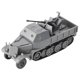 thumbnail image 2 of 1:72 Vehículo Blindado De Defensa Aérea De Media Pista Juguetes Vehículo De Montaje 4D FLAK37 Gris, 2 of 3