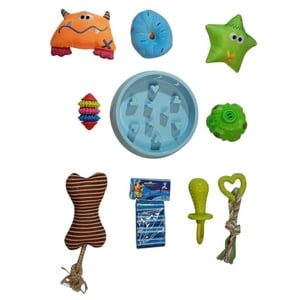 Defensor - Set De 10 Juguetes Para Perros, Mascotas Art. Aseo, Juegos.