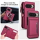 thumbnail image 3 of Para Google Pixel 10 / Pixel 10 Pro con Bloqueo RFID Multifuncional 2 en 1, Funda Tipo Billetera de Cuero PU Suave, Cubierta Abatible Magnética, Múltiples Ranuras para Tarjetas, Bolsillo con Cierre,, 3 of 9