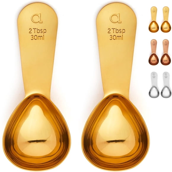 Cuchara de café Apace Living de acero inoxidable de 30 ml (juego de 2)