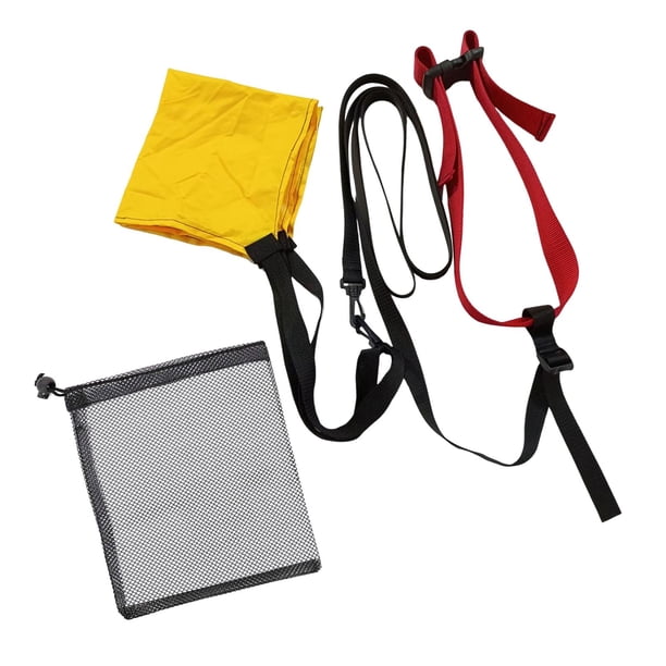 Juego De Entrenamiento De Resistencia Para Natación, Paracaídas De Arrastre Ajustable Para Atletas, Amarillo Y Pequeño