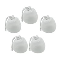 Magideal - 5 Piezas Bolsa De Bola De Tiza Calcetín Polvo Antideslizante Embalaje Bolsa Con Cordón Bolsa Para Entrenamiento Fitness Escalada En Roca Levantamiento
