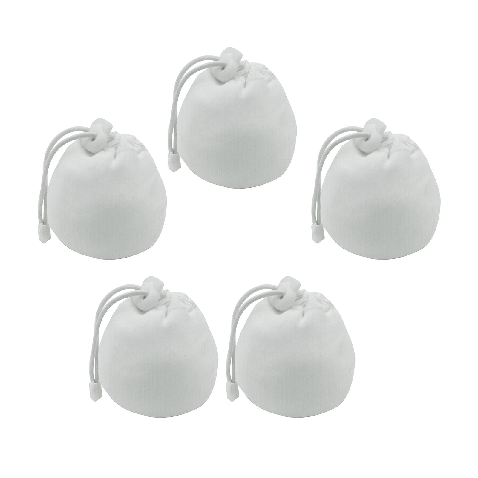 Magideal - 5 Piezas Bolsa De Bola De Tiza Calcetín Polvo Antideslizante Embalaje Bolsa Con Cordón Bolsa Para Entrenamiento Fitness Escalada En Roca Levantamiento