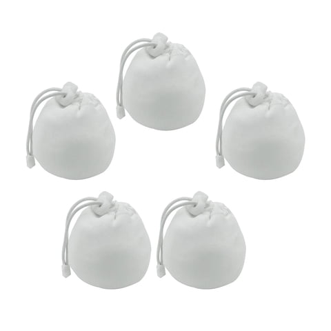 Magideal - 5 Piezas Bolsa De Bola De Tiza Calcetín Polvo Antideslizante Embalaje Bolsa Con Cordón Bolsa Para Entrenamiento Fitness Escalada En Roca Levantamiento