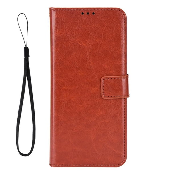 Funda tipo libro para itel Power 70 4G, cartera todo‑en‑uno, funda multifuncional con tarjetero y correa de muñeca desmontable