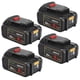 thumbnail image 1 of Batería Waitley 20V 6.0Ah Li-ion, paquete de 4 para herramientas Dewalt, 1 of 7