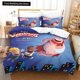 thumbnail image 1 of Fashion Cartoon Kawaii Captain Underpants Bedding Set Twin Full Size Bed Set Adult Kid Bedroom Duvetcover Sets Bed Sheets, 1 of 5