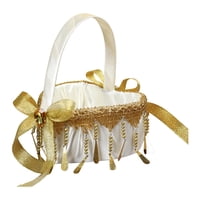 Bothyi - Cesta De Flores De Encaje De Boda En Forma De Corazón Para Boda Accesorios Nupciales Eventos Aureate