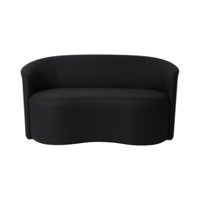 Diseños Valestrini - Sofa Curvo En Lino Negro