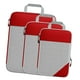 thumbnail image 2 of Juego De 3 Cubos De Embalaje Organizadores De Viaje Bolsas Organizadoras De Maletas Impermeables Rojo, 2 of 3