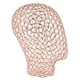 thumbnail image 4 of maniquí metal cabeza sombrero exhibición maniquí modelo estante pelucas titular oro rosa, 4 of 5