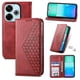 thumbnail image 1 of Funda Flip FOXDOCK para Xiaomi POCO M6 Pro 4G , Estilo Billetera con Diseño Rombo, Correa de Mano y Soporte, Uso Diario, 1 of 6