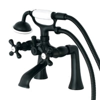 Grifo Kingston Brass Ks268Mb Kingston Clawfoot Para Bañera, Negro Mate