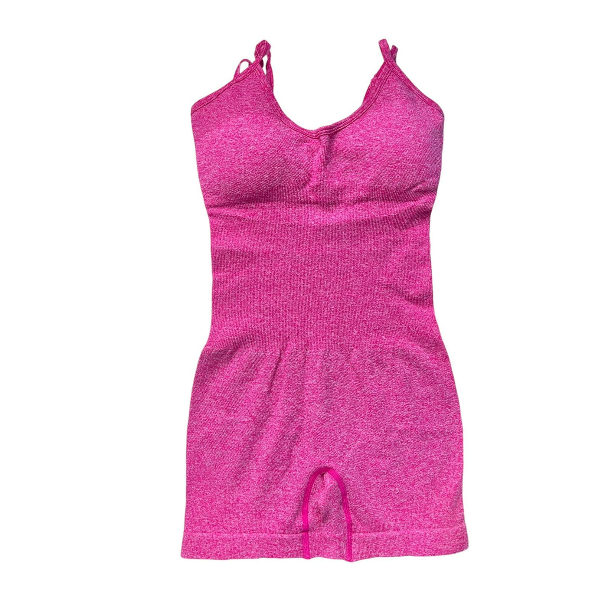 Oem - Mono Enterito Jumpsuit Deportivo Corto Mujer Gym Talla M Fucsia
