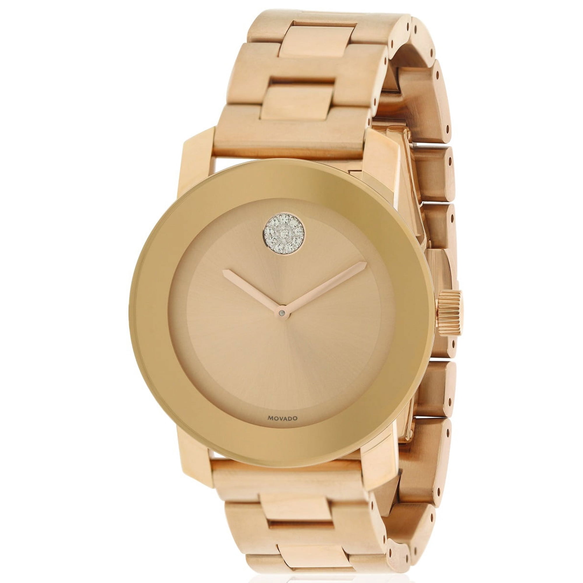 Reloj Análogo Movado Bold Dorado Rosa Mujer 36mm