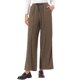 thumbnail image 1 of Pantalones de Pierna Ancha INSPIRE CHIC para Mujer con Cintura Elástica con Cordón y Bolsillos Otoño Invierno Casual Rectos Palazzo Trousers XS Café, 1 of 6