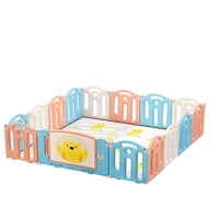 Bebesit - Corral De Juegos Didáctico +Alfombra Antigolpes 120X120X48Cm