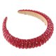 thumbnail image 1 of Diadema de Cristal de Unique Bargains, Cinta para el Cabello con Piedras de Imitación para Mujeres, 1.2 Pulgadas de Ancho, 1 Pieza Roja, 1 of 7