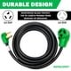 thumbnail image 3 of Cable De Extensión Para Secadora De 3 Puntas 7 6 M 30 A Nema 10 30p R, 3 of 9