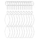 thumbnail image 4 of 30x Acrílico Transparente Llavero Espacios En Blanco DIY Kit Colgantes Rombo Redondeado, 4 of 5