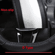 thumbnail image 2 of Funda Cubre Volante Tipo D Eco Cuero Antideslizante SE Negro, 2 of 3