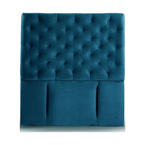 Latam Home - Respaldo Brescia Tela Azul 1 Pza