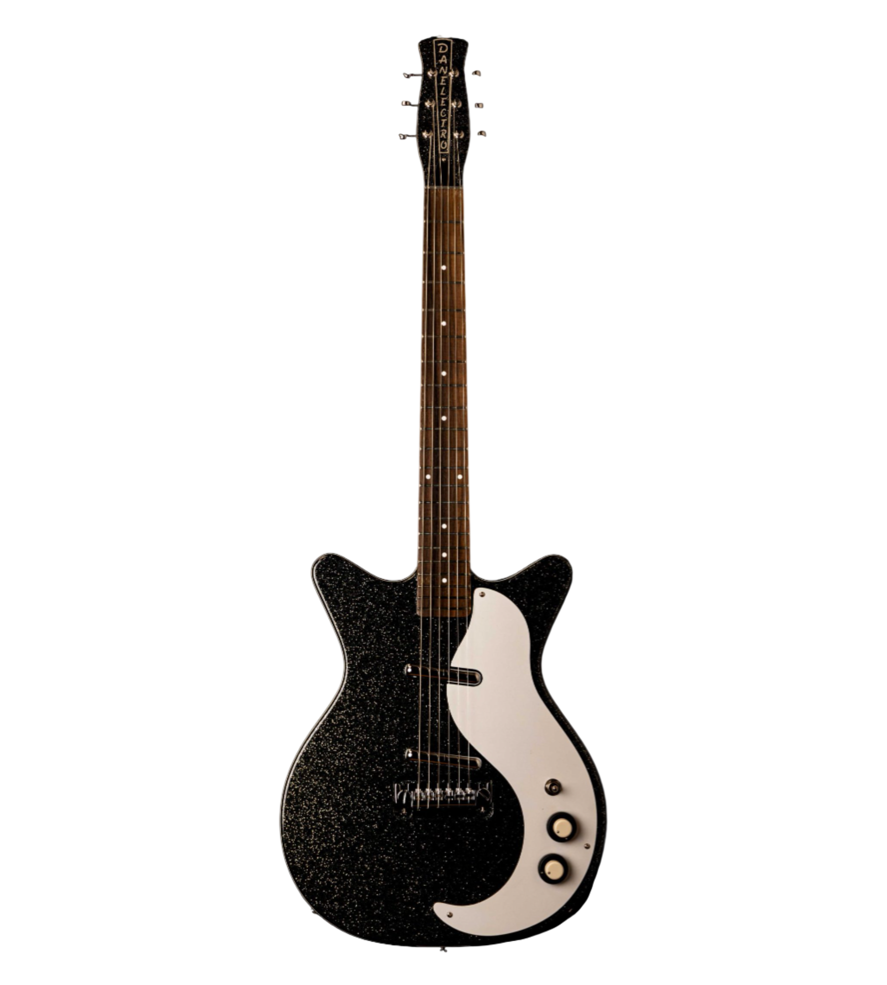 Danelectro - Guitarra Eléctrica Black Metal Flake 59Mj Bkmf