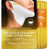 Mascarilla Elevadora V Line Maree De Oro De 24 Quilates Con Retinol Y Ácido Hialurónico