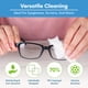 thumbnail image 5 of Toallitas para lentes Care Touch para anteojos, 100 envueltas individualmente, 5 of 7