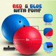 thumbnail image 2 of Set de kickball Bedwina rojo y azul de 23 cm con bomba para niños y adultos, 2 of 9