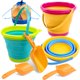 thumbnail image 1 of Cubeta plegable JOYIN, 3 paquetes con palas y bolsa de malla, 1 of 8