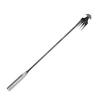 Ioensy - Weeder Herramienta De Deshierbe Manual Con Diseño De Cabeza De Acero De 4 Garras Para Aflojar La Granja De Bonsái 50 Cm