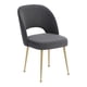 thumbnail image 1 of Silla de comedor moderna tapizada en gris TOV Furniture Swell, 1 of 6