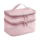 thumbnail image 2 of Bolsa De Cosméticos De Maquillaje Transparente Visible Para Artículos De Tocador Champú Joyería Rosa, 2 of 5