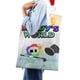 thumbnail image 4 of El Mundo de Dandy Bolso de tela con estampado de lienzo para mujer, bolsa de compras reutilizable y estética, con cremallera interior, regalo para mujer,40*45cm., 4 of 6