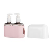 Magideal - Botellas De Artículos De Tocador De Viaje, Accesorios De Avión, Contenedores Vacíos Portátiles Transparentes De Tamaño De Viaje Para Perfume, Loción 2 Piezas Rosa