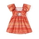 thumbnail image 4 of Vestido Disney Princess Moana para niñas de 8 a 9 años, color naranja, 4 of 7